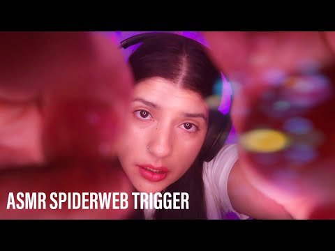 ASMR SPIDERWEB TRIGGER | Plucking, Personal Attention