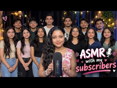 ASMR WITH MY SUBSCRIBER 