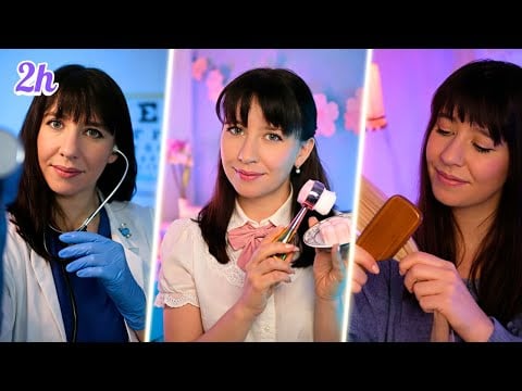 ASMR • 2H de Sommeil Profond (Compilation Médecin, Spa & Cheveux) • FR