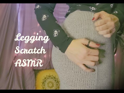 *ASMR* Scratching Ribbed Leggings