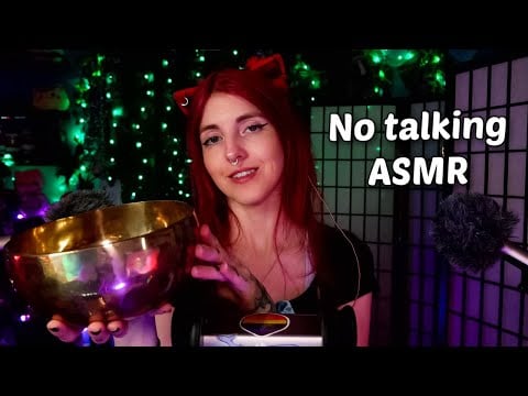NO TALKING | Singing bowls & Tuning Forks for relaxation and sleep ASMR