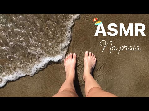 ASMR NA PRAIA- sons da natureza (água)