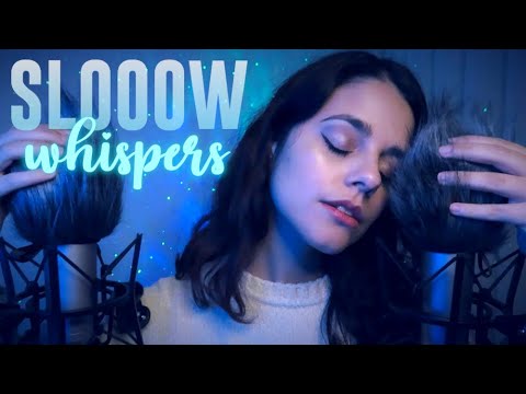 ASMR Ear to Ear SLOOOW Whispers for SLEEP🌊 Underwater experience