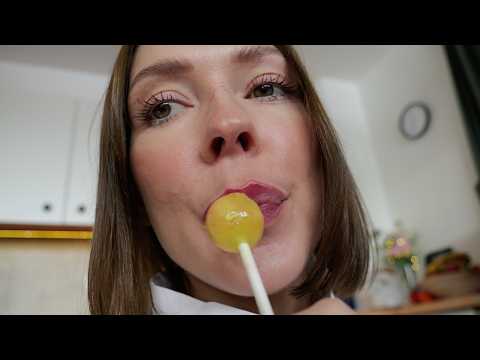 Soft Spoken Chat & Lollipop Sounds 🍭 | Lo-Fi ASMR