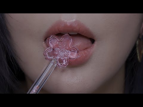 ASMR Swizzle Stick in My Mouth — Wet, Slow, Soft 👄✨