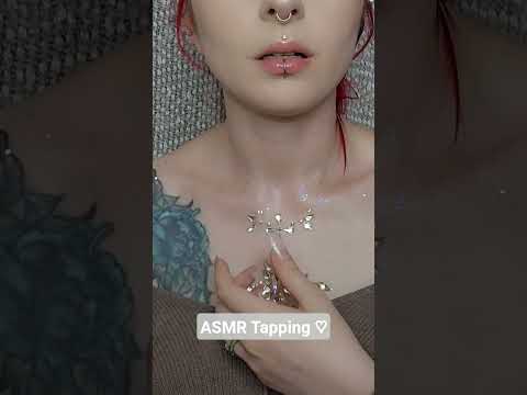 ASMR Gem/Jewel Tapping and Scratching  #asmr #tapping #whispering #scratching #gems #asmrtapping