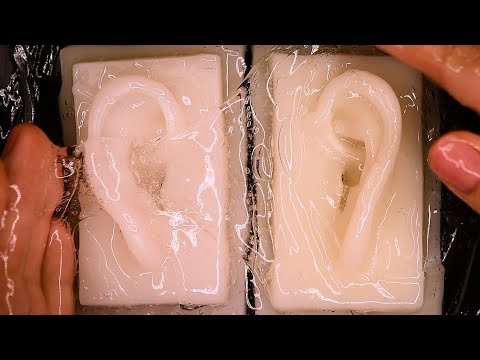 [ASMR] Amazing satisfaction 98% Ear lotion & oil massage (subtitles, 528Hz, sleep induction)