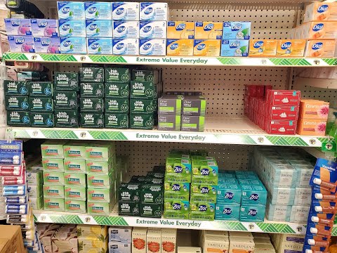 Dollar Tree Soap Shelf Organization 2-21-2022