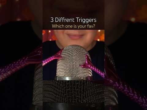 Different Triggers! 🤍 #asmr
