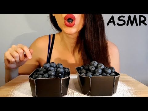 ASMR | Eating Blueberries | Crunchy Sounds | No Talking | Lady M. ASMR