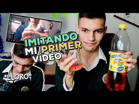 ASMR - IMITO MI PRIMER VÍDEO de ASMR | ASMR Español *Lloro al final*