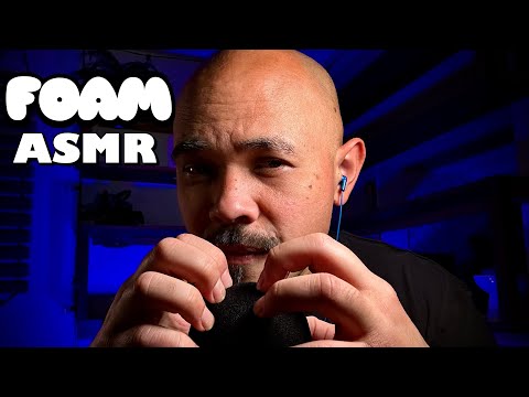 ⚡ Fast Foam Mic Scratching, Pumping & Swirling ASMR | Breathy Whispers & Clicky Mouth Sounds