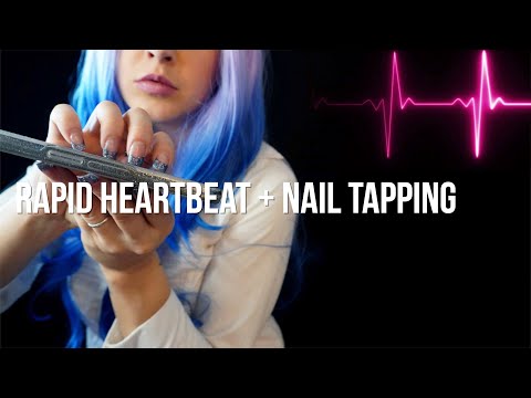 Rapid Female Heartbeat & Nail Tapping + I Am Not On Instagram [ASMR]