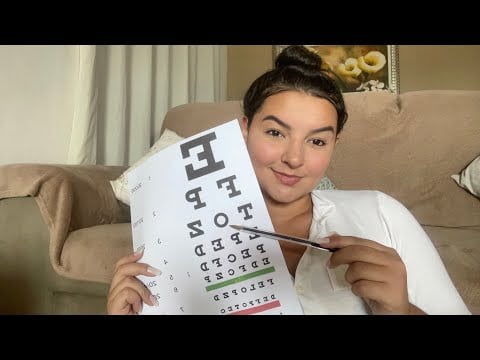 ASMR: POV CONSULTA COM A OFTALMOLOGISTA | VOZ SUAVE