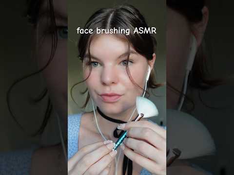 relaxing face & mic brushing #asmr