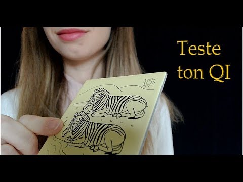 [ASMR Français] ROLEPLAY Je teste ton QI  - Docteur / psychologue