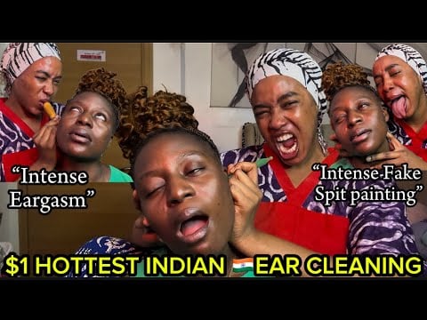 ASMR INTENSE SPITPAINT,GUM CRACKING SOUNDS,INDIAN EAR OILING&CLEANING MASSAGE 💆