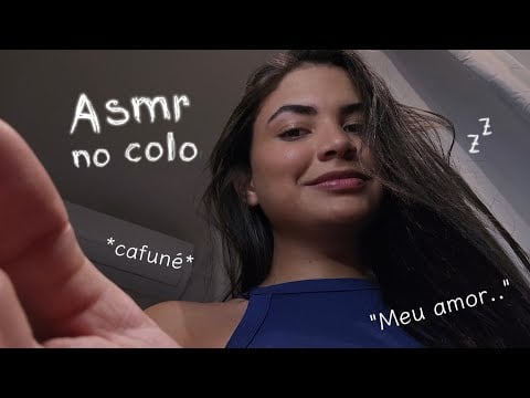 ASMR no colo da sua Namorada num dia frio 💜💤 (arrepios e carinho) 