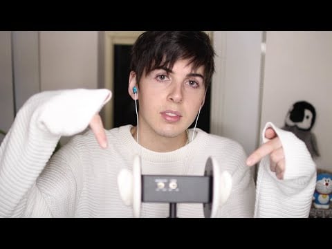 ASMR ☁ 3D HEAD MASSAGE ☁ 3Dio Ear to Ear Male Whisper BINAURAL Scalp Massage Roleplay * Fall Sleep