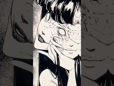 Junji Ito Tomie Digital Sculpt 👁️ Horror Sculpting in NomadSculpt #shorts