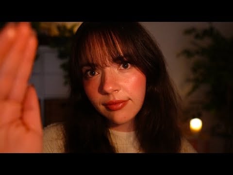 ASMR Cozy and Safe Affirmations For Sleep and Anxiety 😴 (low light, mic brushing)