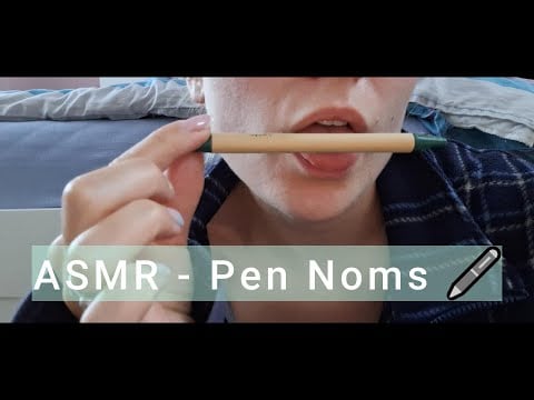 ASMR - Pen Noms 🖊 Intense Mouth Sounds