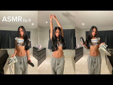 ASMR 15+ minutes | ep.9 Asmr shein try on haul | tapping, scratching, jewelry, fabric scratching