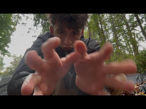 Visual asmr Practice #1: Hand & Camera Movement in the rain