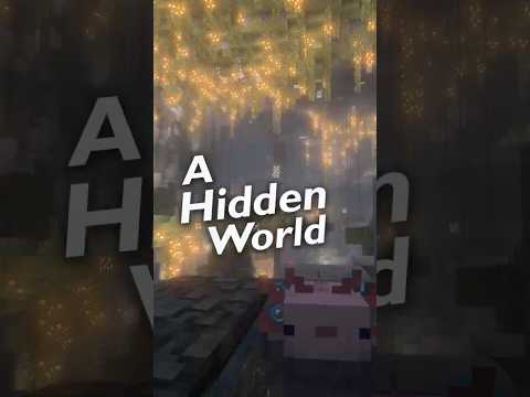 The hidden world of the Minecraft Axolotl 🦎#asmr #minecraft