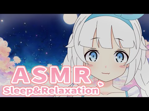 ASMR Ear Blowing & Ear Massage 💙 (breathing, no talking)