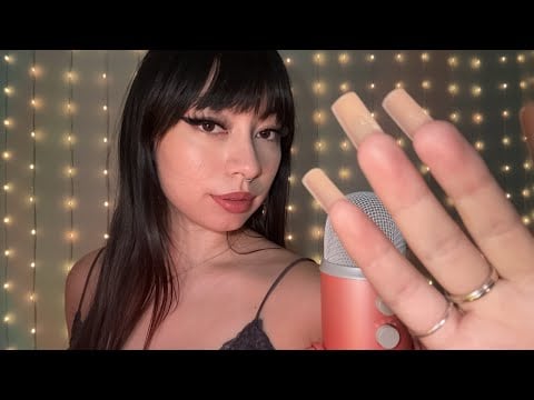 ASMR FAST Negative Energy Plucking & Mouth Sounds