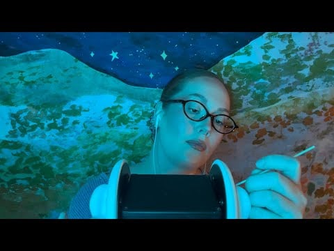 ASMR | Ear Cleaning & Inaudible Whispers - Ear To Ear, Mouth Sounds, No Gloves, Picking, Ear Blowing