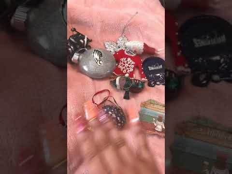 ASMR tapping on ornaments (no talking)