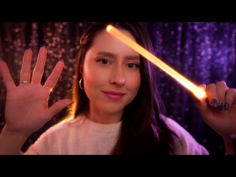 ASMR EYES HEAVY in 3, 2, 1... 💤 Plucking, lightsaber, spiral, mouth sounds, massage, and more