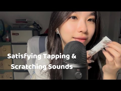 Satisfying Tapping & Scratching Sounds 🔊 | Relax & Unwind with These Calming ASMR Triggers 💆‍♀️✨