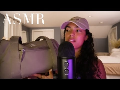 ASMR what’s in my gym bag 