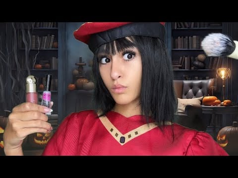 ASMR| Bestie gets YOU ready for a HALLOWEEN party😳