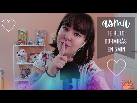 ASMR | RETO:  Dormirás en 5min | Susurros, Sonidos | Español