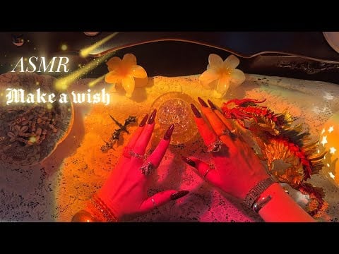 What did you wish for? {ASMR} (Mystical hand movements,lens scratching,otherworldly) 