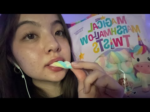 ASMR - Eating Marshmallows! *Rambles*