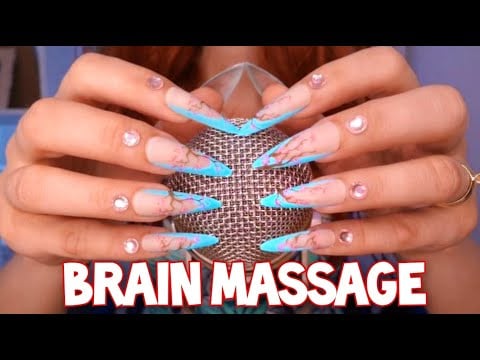 ASMR BRAIN Massage🌟Mic Scratching with No Cover, Tapping, Crunchy Sounds, Shaving Foam, Plastic Wrap