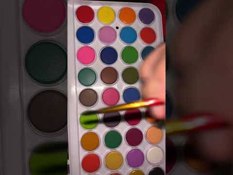 Lofi asmr spit painting 🎨#lofiasmr #lowqualityasmr #spitpaintingasmr