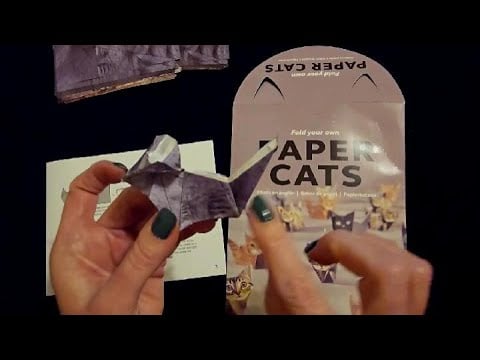 ASMR | My Poor Little Origami Cat | Paper Sounds (Soft Spoken)