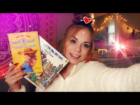 ASMR! Putting You To Sleep Reading  Nostalgic  Childhood Books ( Tapping, Scratching, Page Turning)