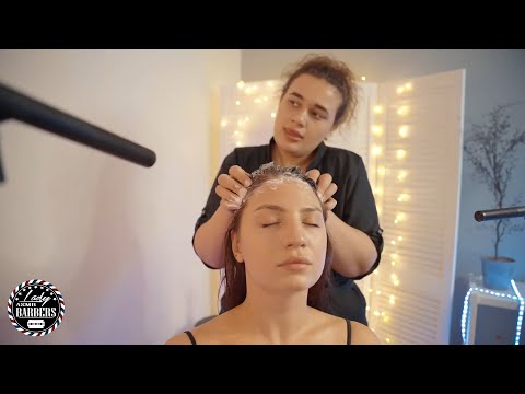 Whispered Bliss ASMR Massage by Barber Lady Elle for Skinny Girls