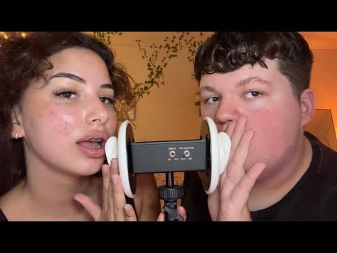 2 ASMRists, 1 3Dio Microphone (Mouth sounds, Triggers) 