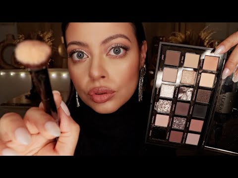 ASMR| Big Sis Gives You a New Year's Eve Glam Makeover (PERSONAL ATTENTION) Makeup Roleplay