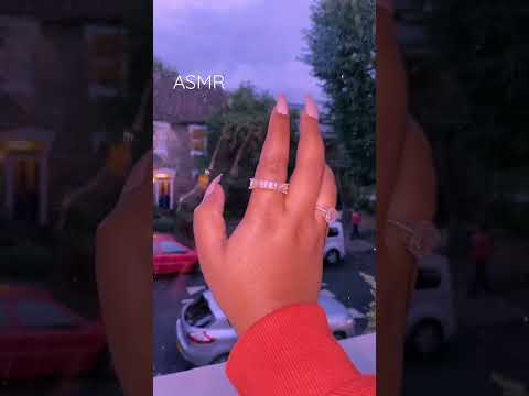 Tapping On The Window Mirror #asmr #asmrshorts #asmrtapping