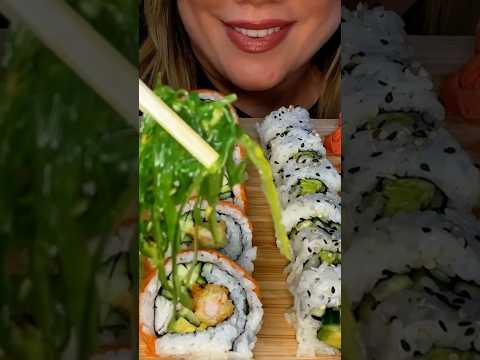 Would YOU eat this? 🫣 #asmr #food #sushi #seafood