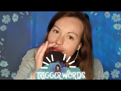 ASMR 🔊 Trigger Words | Mots déclencheurs 🗣